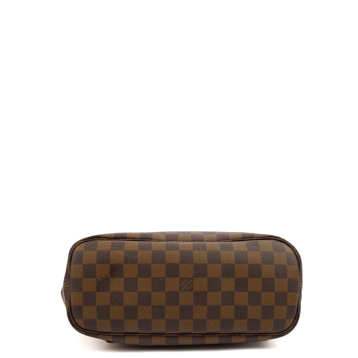 Louis Vuitton Shoulder Bag Neverfull PM in Damier Ebene, Canvas — Detail View