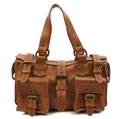 Mulberry Tote Roxanne in Oak, Leather — Front View