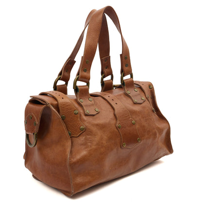 Mulberry Tote Roxanne in Oak, Leather — Back View