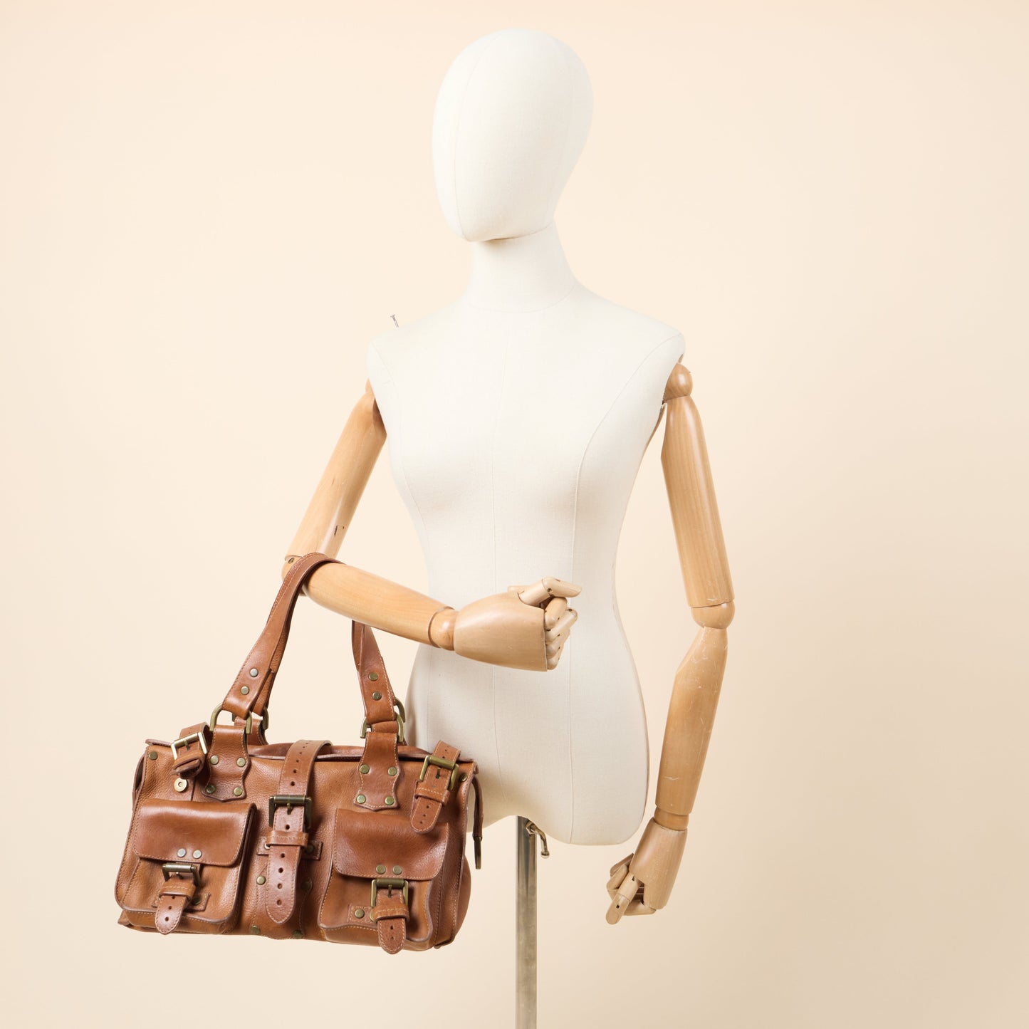 Mulberry Tote Roxanne in Oak, Leather — Alternate View 16