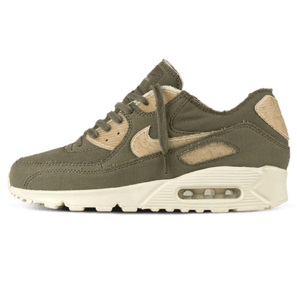Maharishi x Nike Air Max 90 Premium 'Maha Olive' — UK 3 | EU 35.5 | US 3.5 — Front View