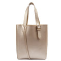 Aspinal of London Tote London Tote - Midi in Metallic, Leather — Front View