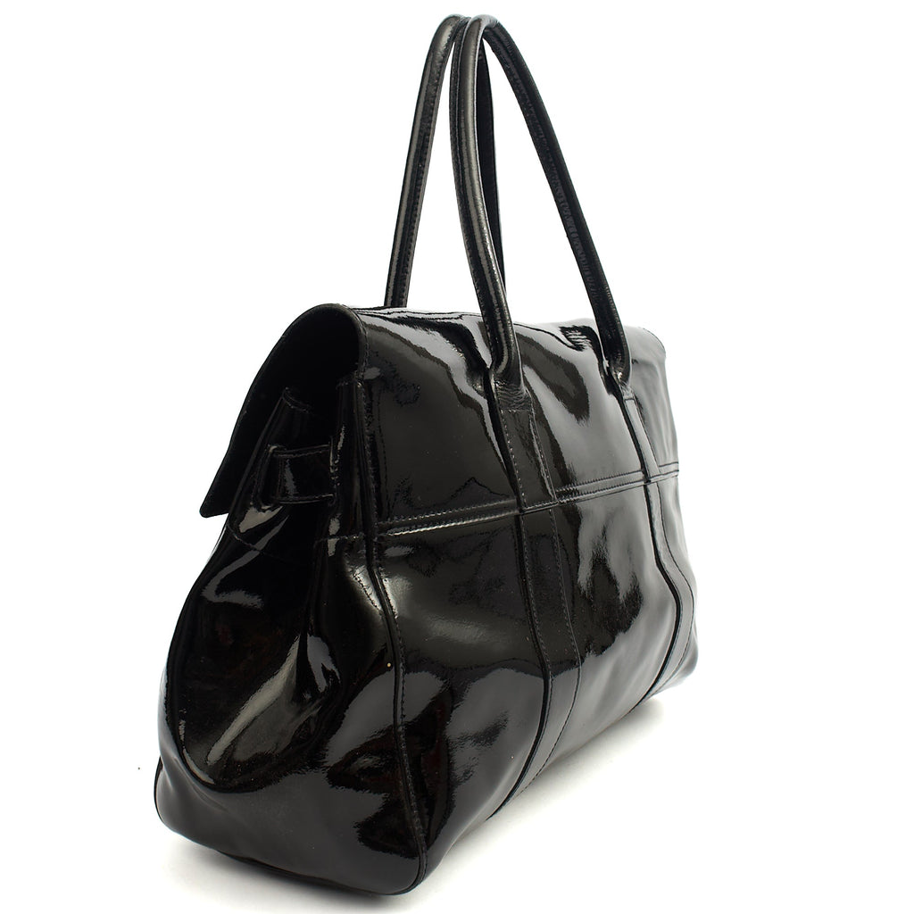 Mulberry Tote Bayswater Heritage in Black, Patent Leather — Alternate View 8