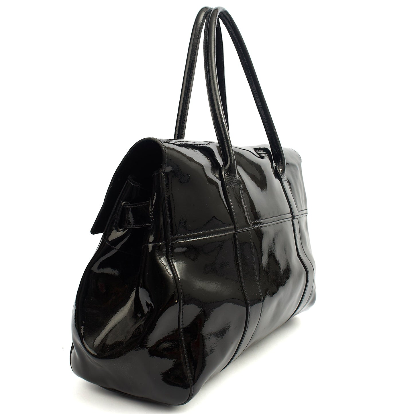 Mulberry Tote Bayswater Heritage in Black, Patent Leather — Alternate View 8