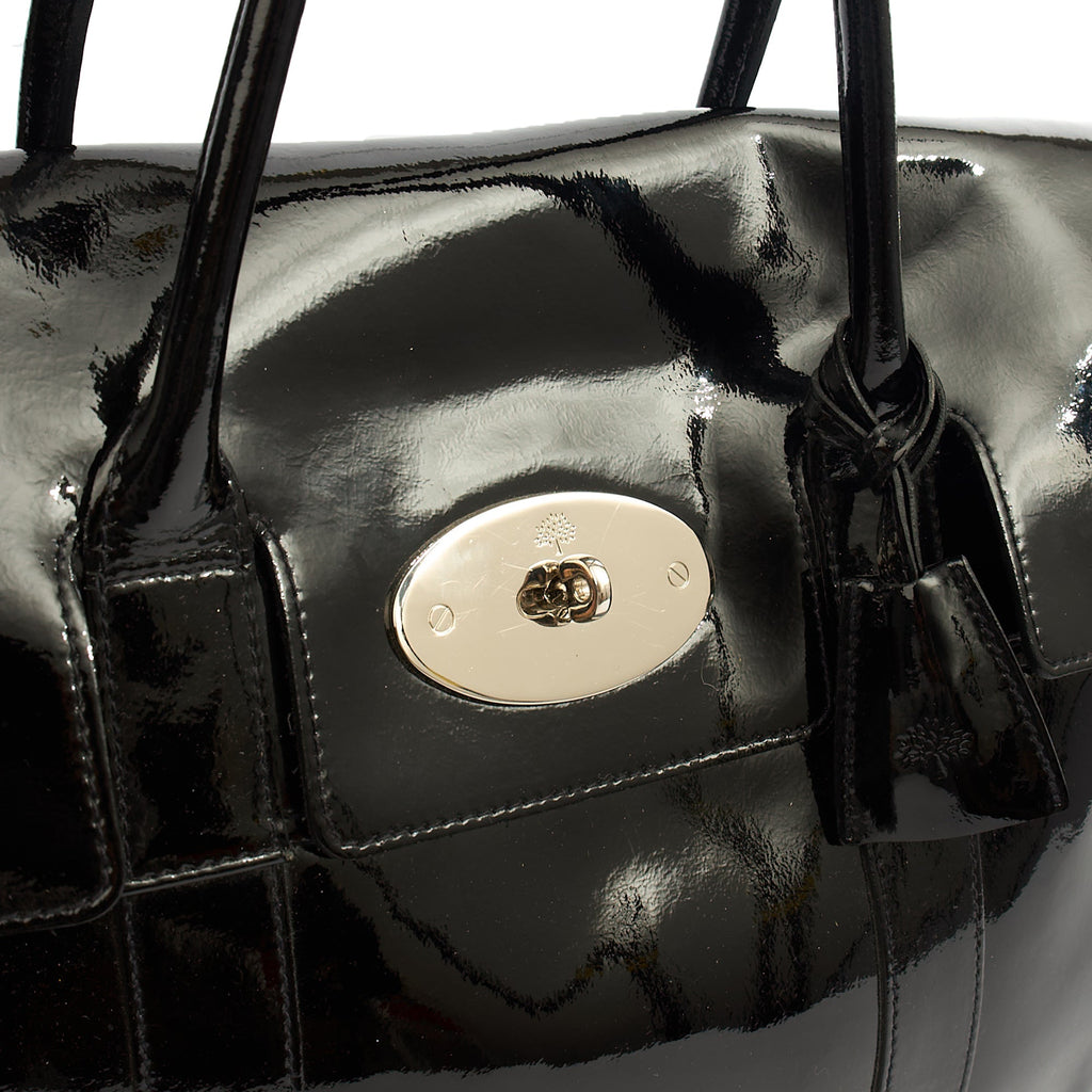 Mulberry Tote Bayswater Heritage in Black, Patent Leather — Alternate View 12
