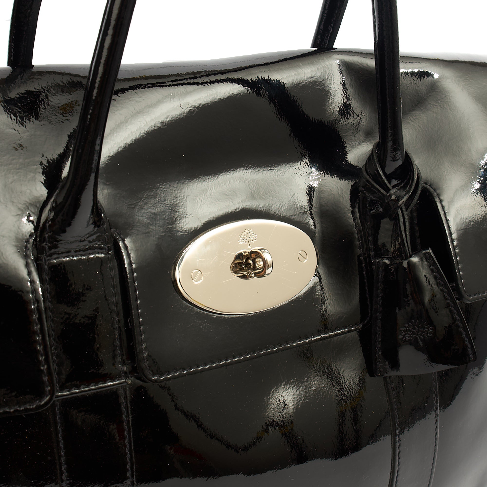 Mulberry Tote Bayswater Heritage in Black, Patent Leather — Alternate View 12