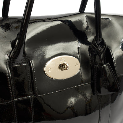 Mulberry Tote Bayswater Heritage in Black, Patent Leather — Alternate View 12