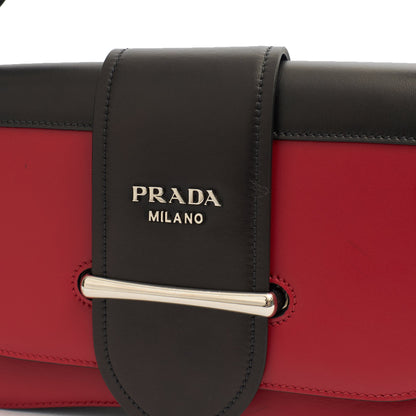 Prada Cross Body Sidonie  in Red, Calfskin — Side View