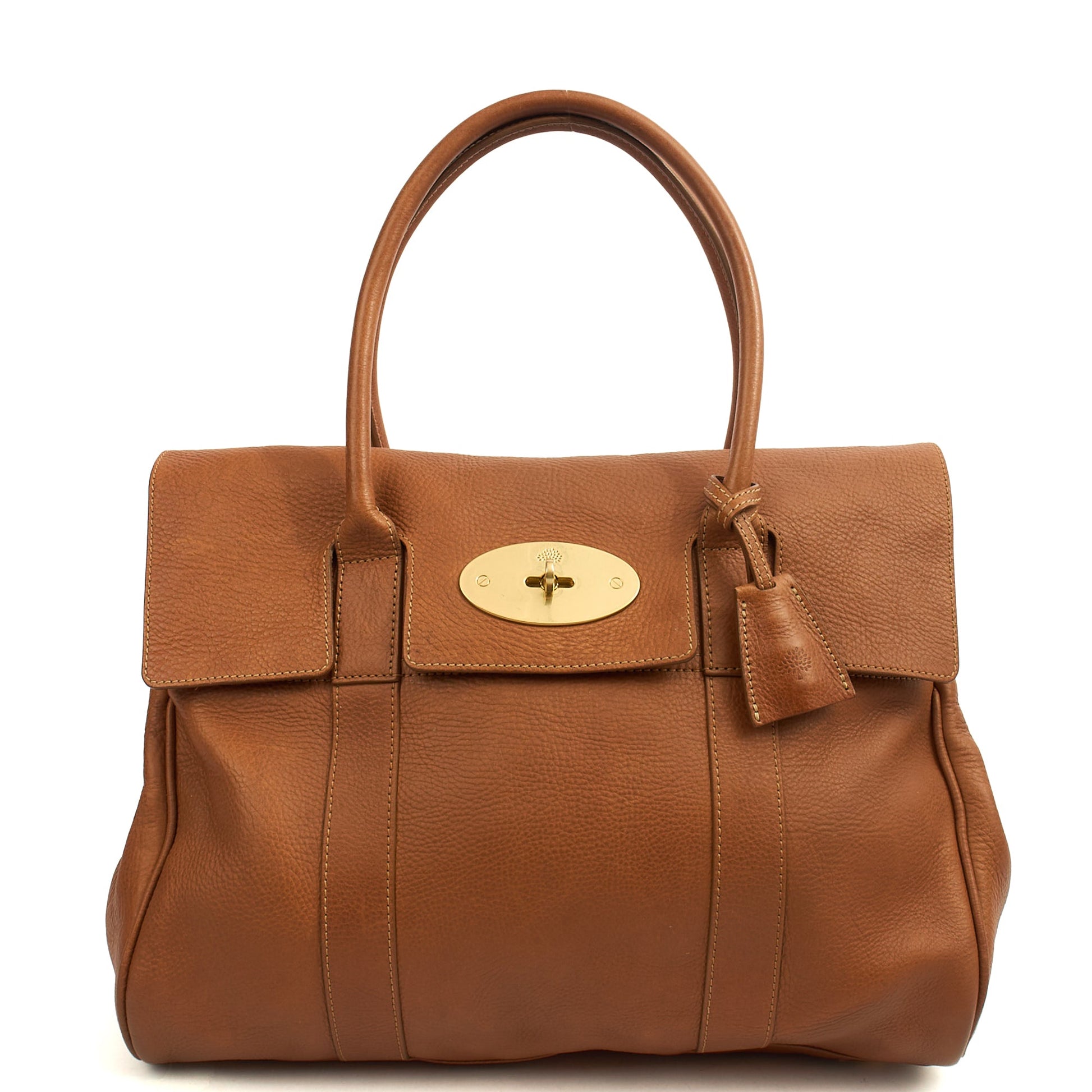 Mulberry Tote Bayswater Heritage in Oak, Leather — Front View