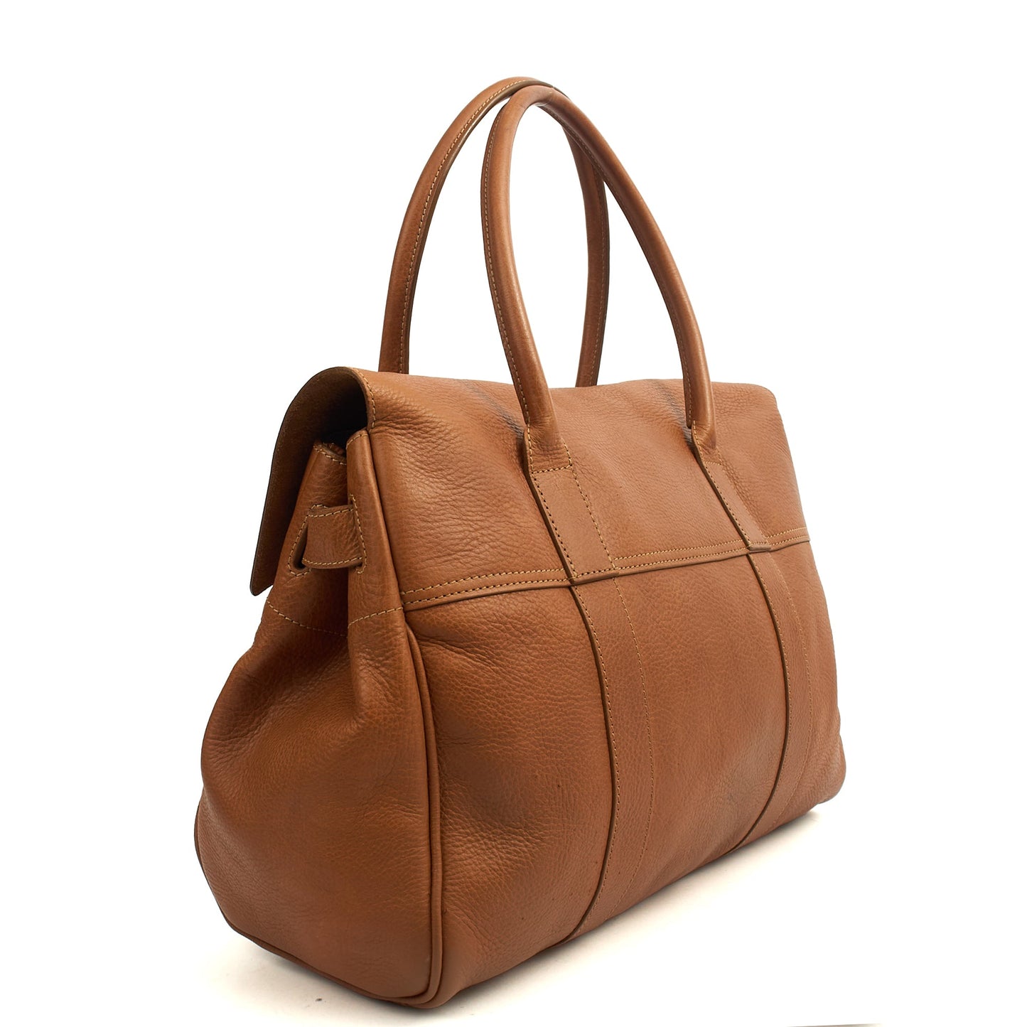 Mulberry Tote Bayswater Heritage in Oak, Leather — Side View