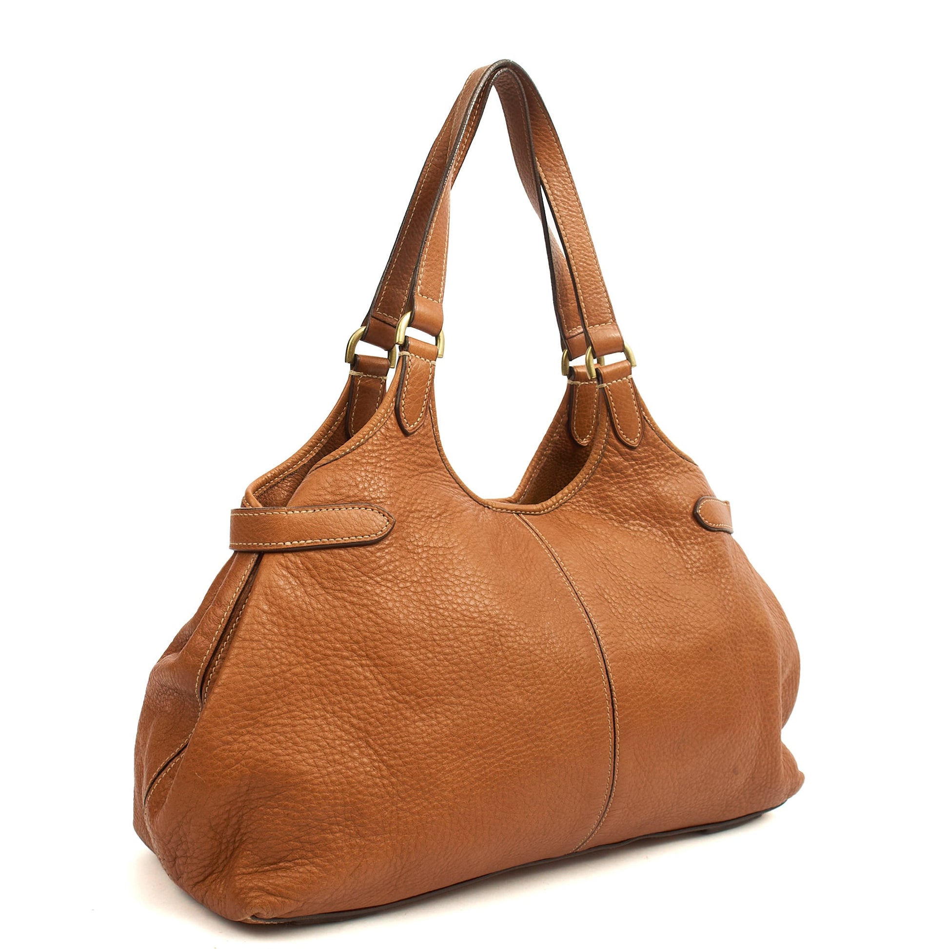 Mulberry Shoulder Bag Somerset Tote in Oak, Leather — Back View