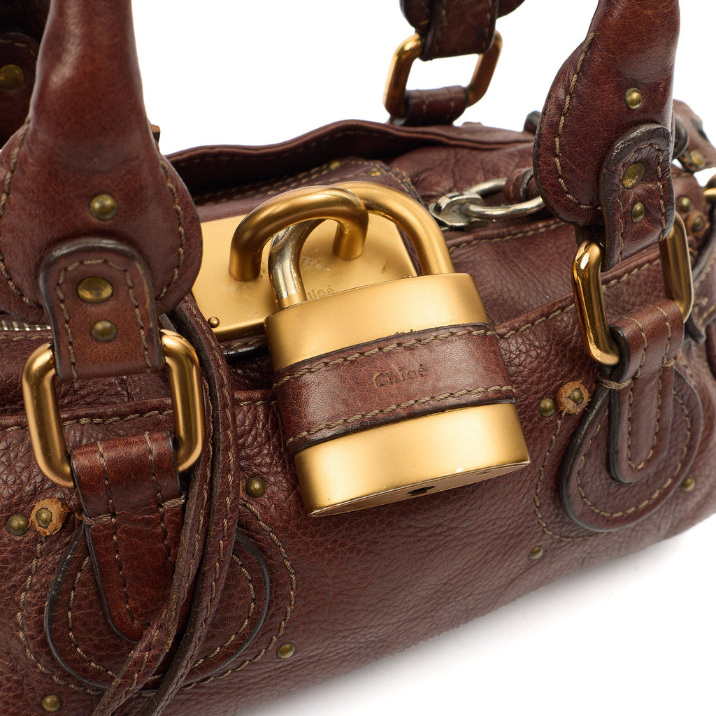 Chloe Bag Paddington - Small in Brown, Calfskin Leather — Lifestyle View