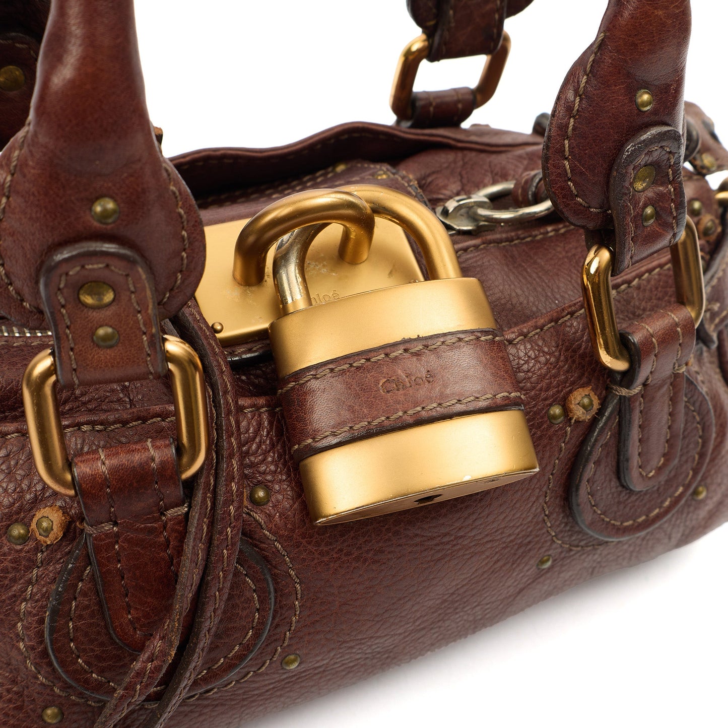 Chloe Bag Paddington - Small in Brown, Calfskin Leather — Lifestyle View