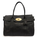 Mulberry Tote Bayswater Heritage in Black, Leather — Front View