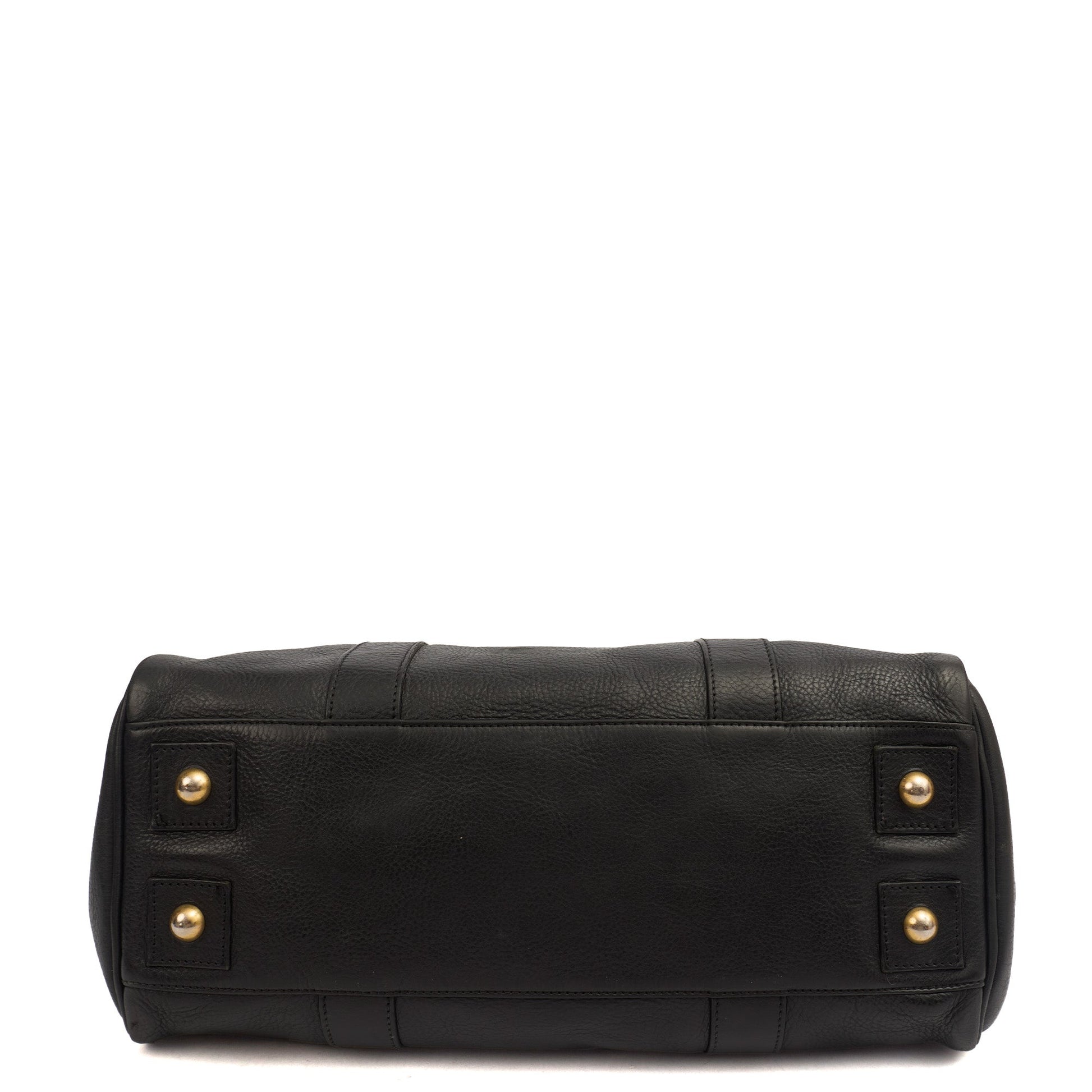 Mulberry Tote Bayswater Heritage in Black, Leather — Top View