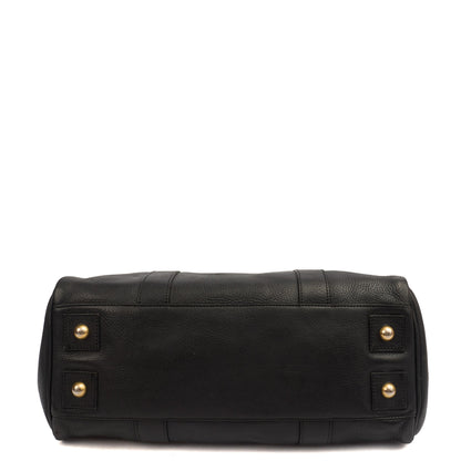 Mulberry Tote Bayswater Heritage in Black, Leather — Top View