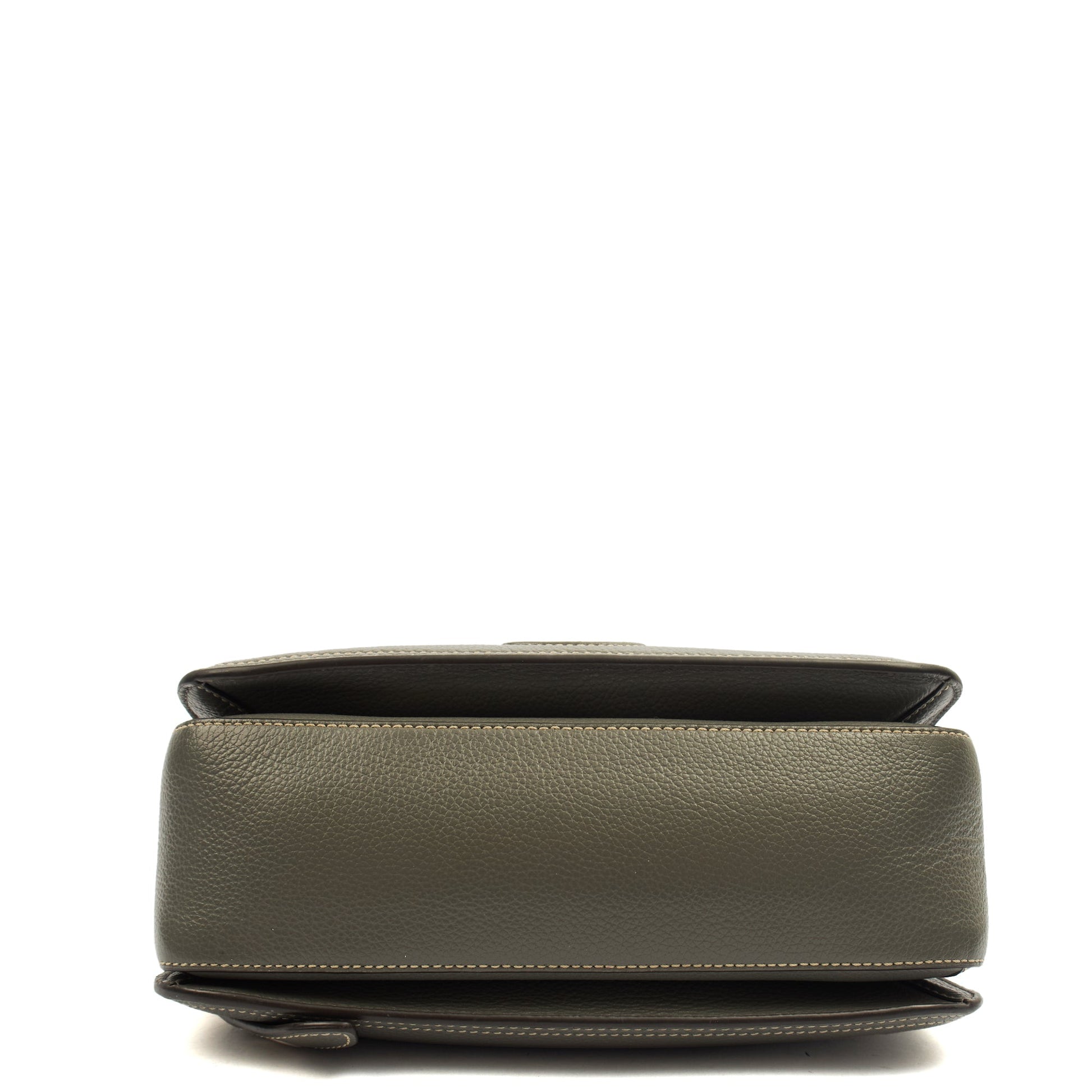 Mulberry Cross Body Billie in Grey, Calfskin Leather — Top View