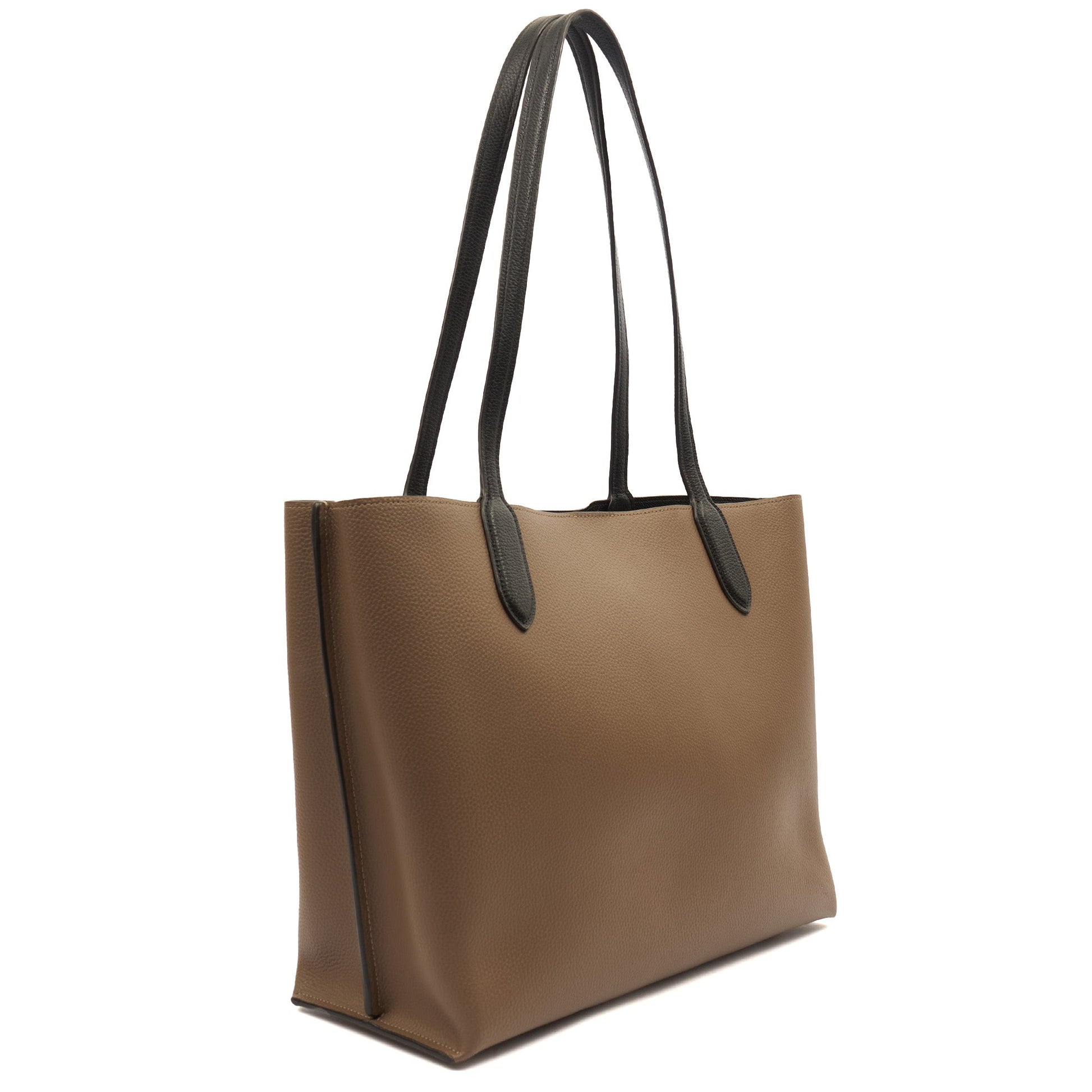 Coach Tote Willow Tote in Dark Stone, Leather — Alternate View 9