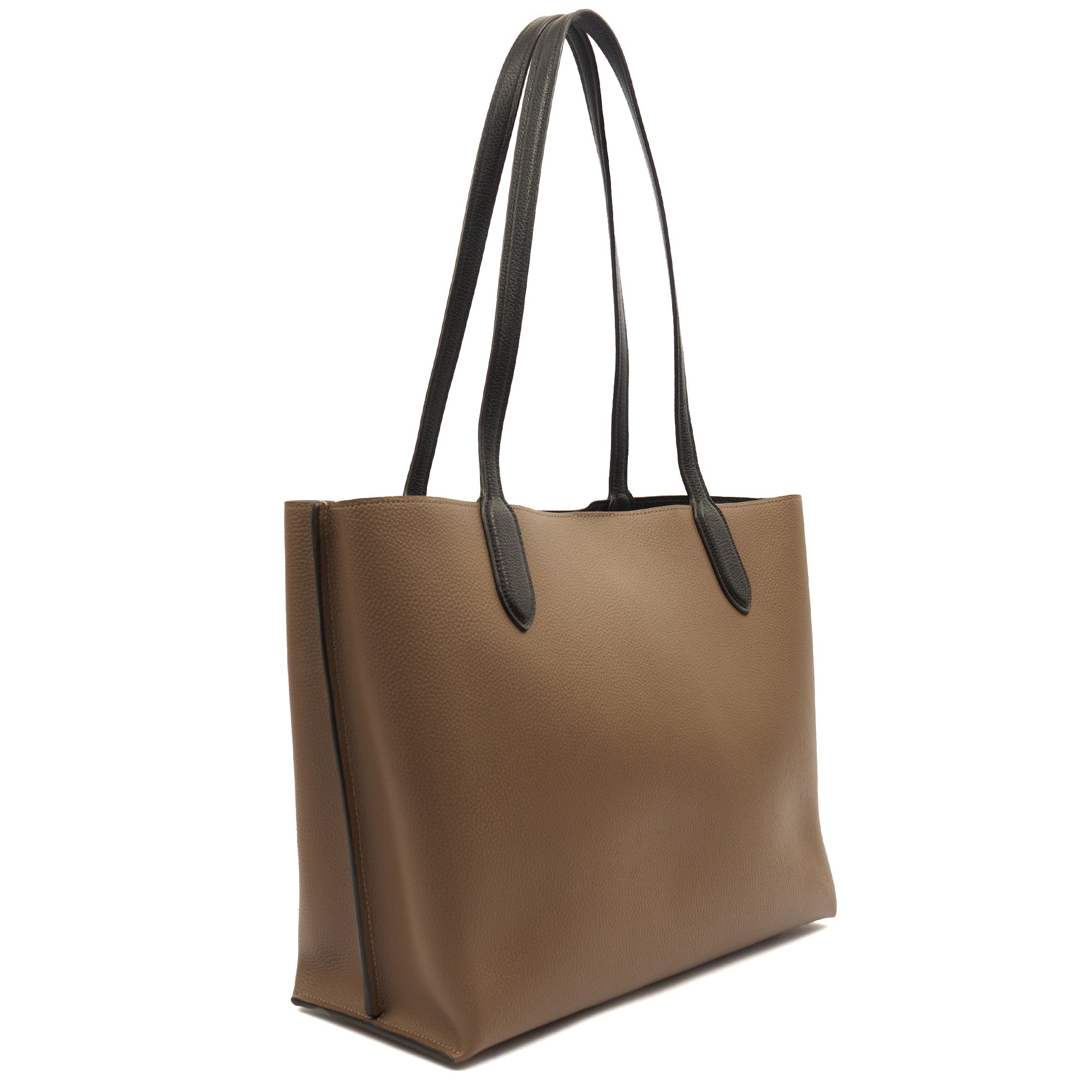 Coach Tote Willow Tote in Dark Stone, Leather — Alternate View 9