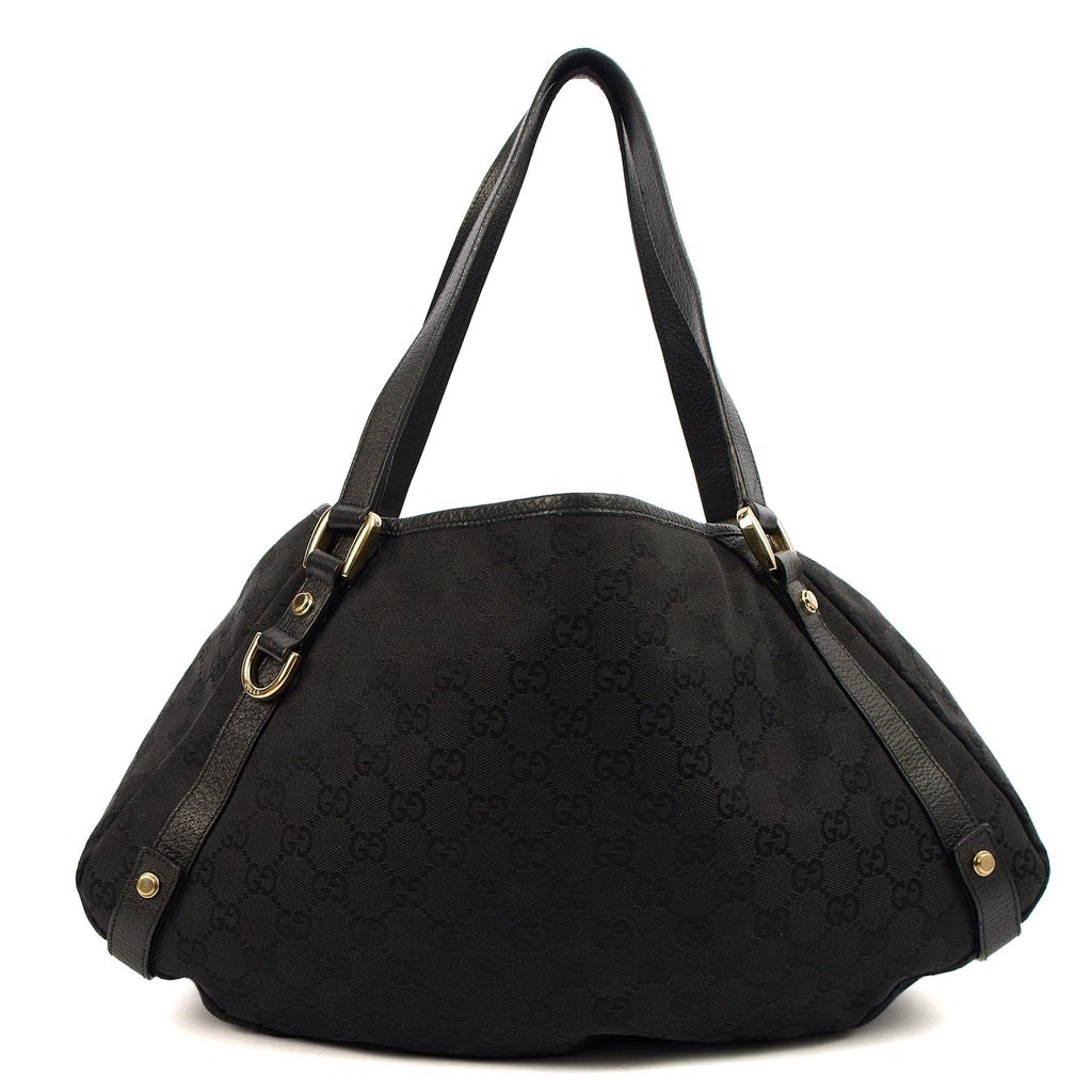 Gucci Abbey Tote in Black, GG Canvas — Alternate View 10
