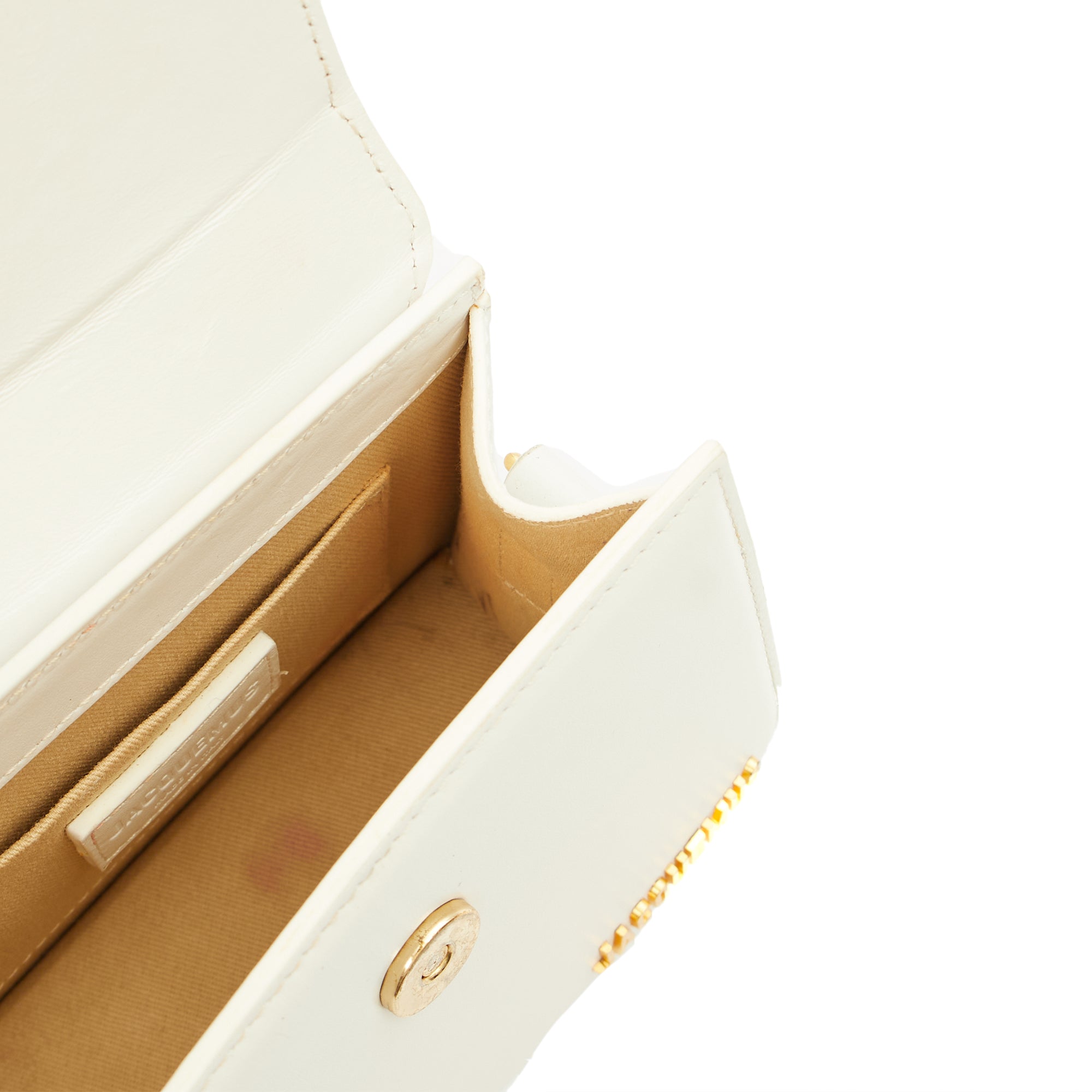 Jacquemus Cross Body Le Chiquito Moyen in White, Leather — Alternate View 11