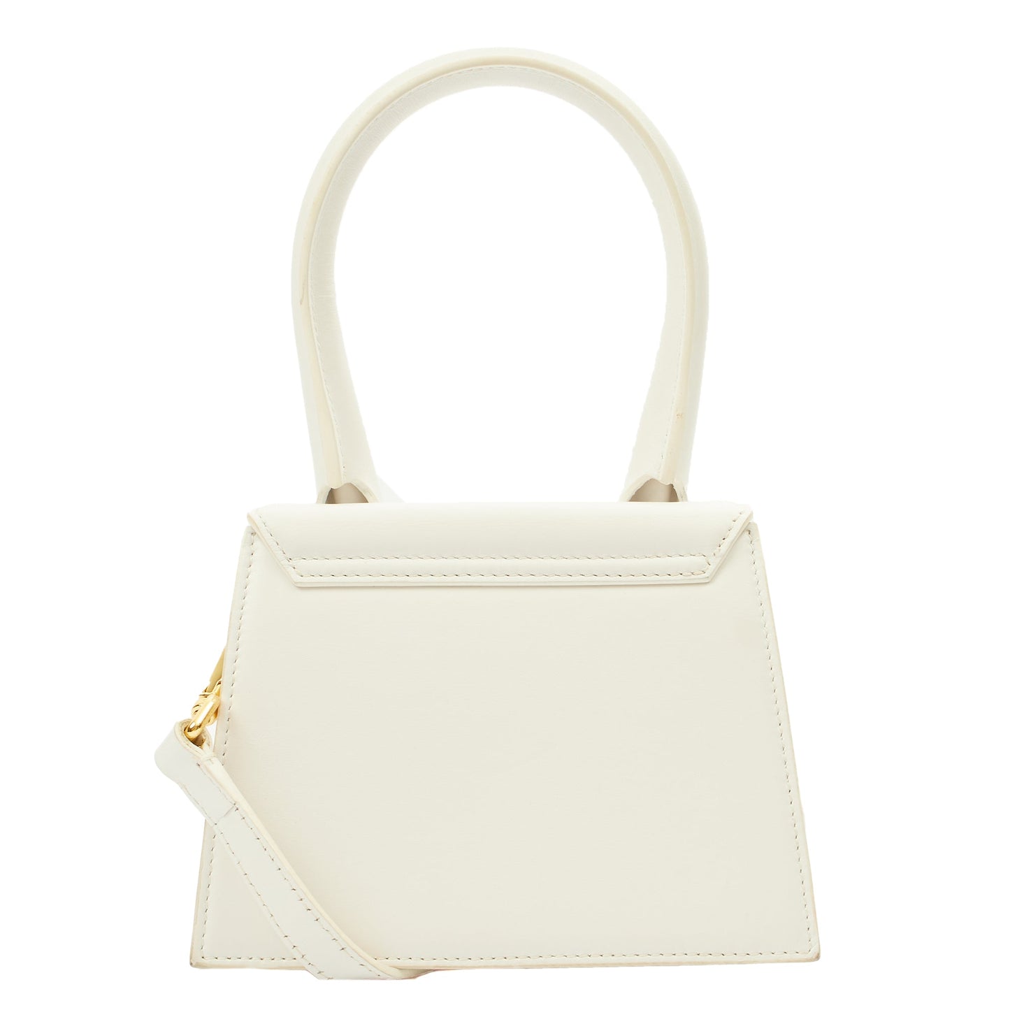 Jacquemus Cross Body Le Chiquito Moyen in White, Leather — Alternate View 9