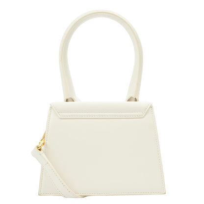 Jacquemus Cross Body Le Chiquito Moyen in White, Leather — Alternate View 15