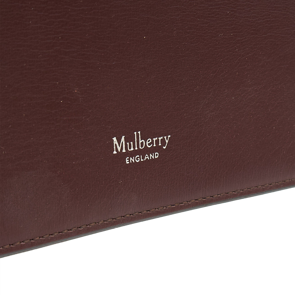 Mulberry Cross Body Clifton in Oxblood, Calfskin Leather — Lifestyle View
