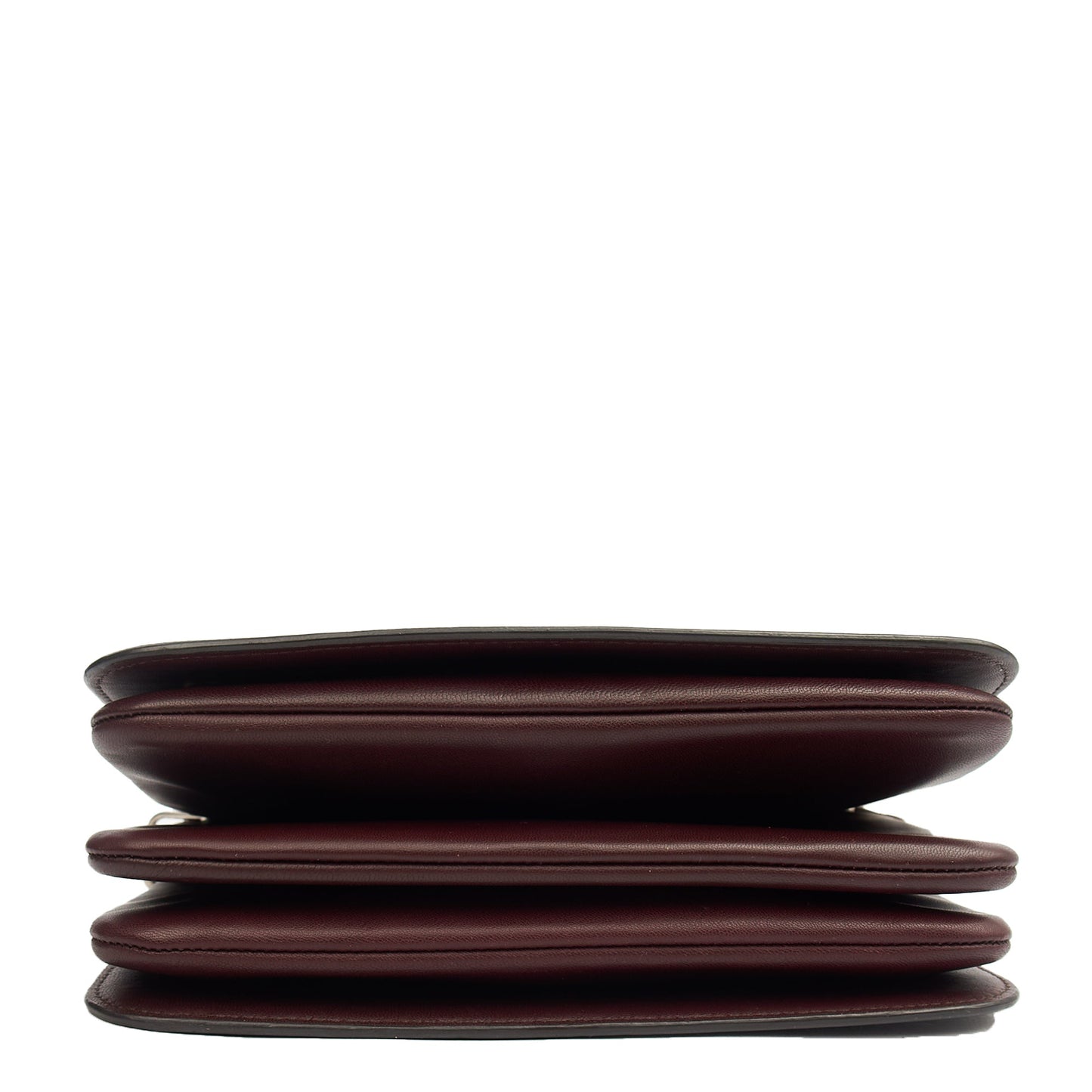 Mulberry Cross Body Clifton in Oxblood, Calfskin Leather — Top View