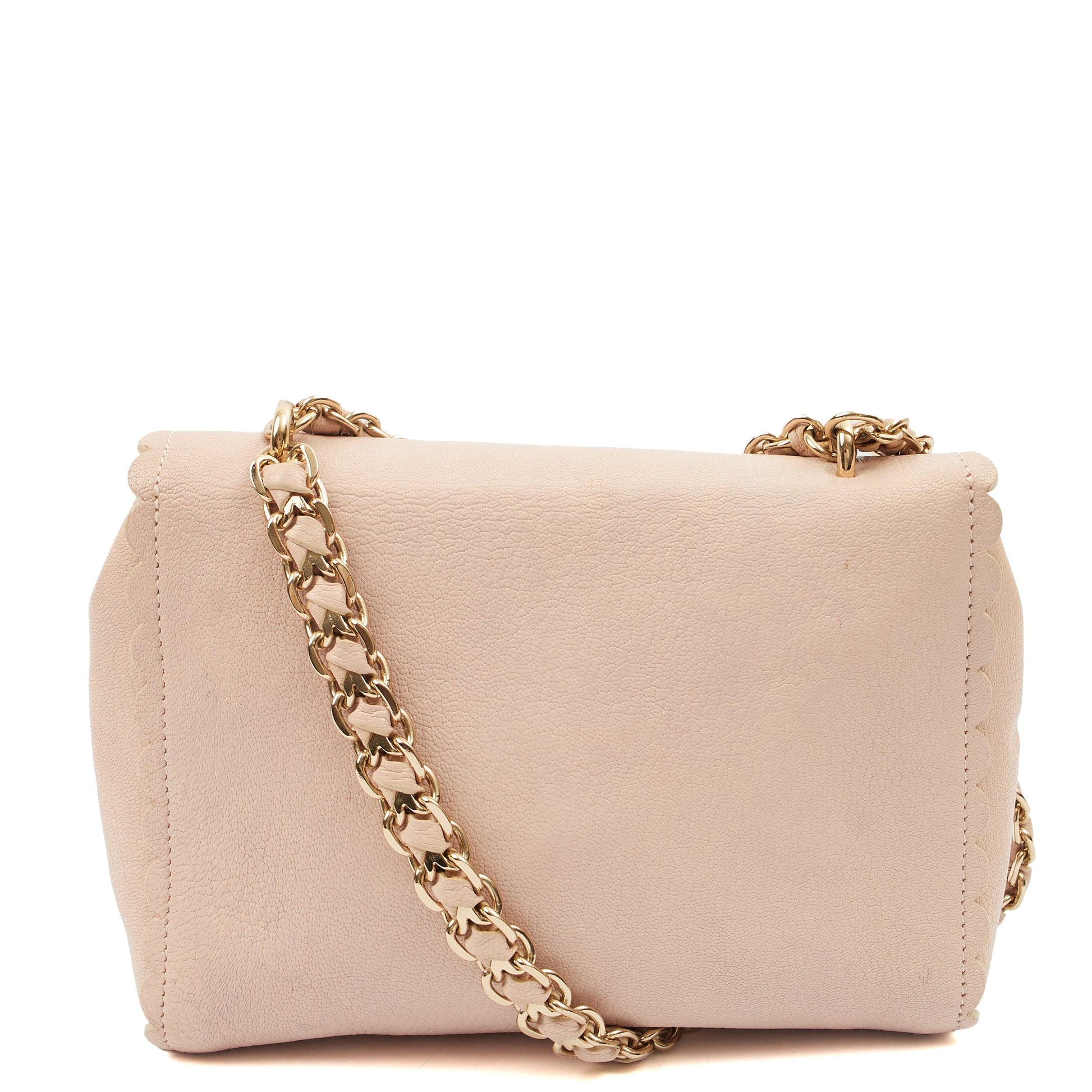 Mulberry Shoulder Bag Cecily  in Rose Water, Calfskin Leather — Back View