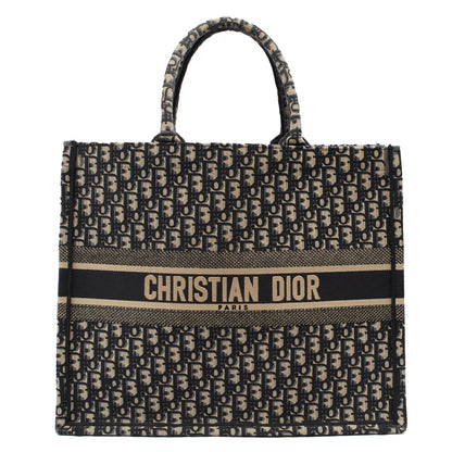 Christian Dior Tote Book Tote in Blue, Dior Oblique Embroidery — Alternate View 7