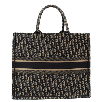 Christian Dior Tote Book Tote in Blue, Dior Oblique Embroidery — Alternate View 9