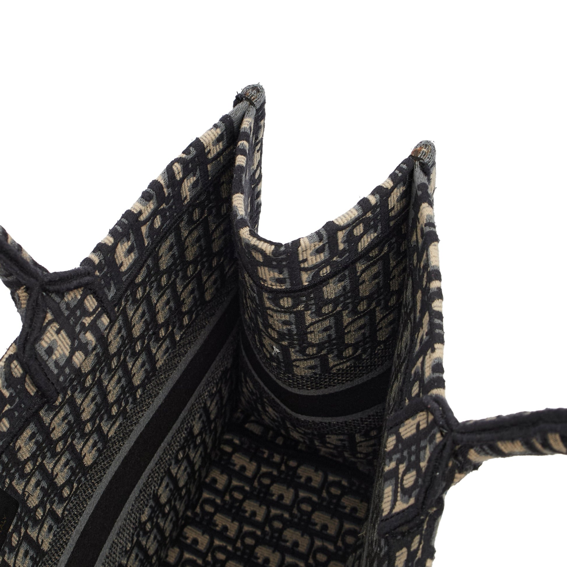 Christian Dior Tote Book Tote in Blue, Dior Oblique Embroidery — Alternate View 11