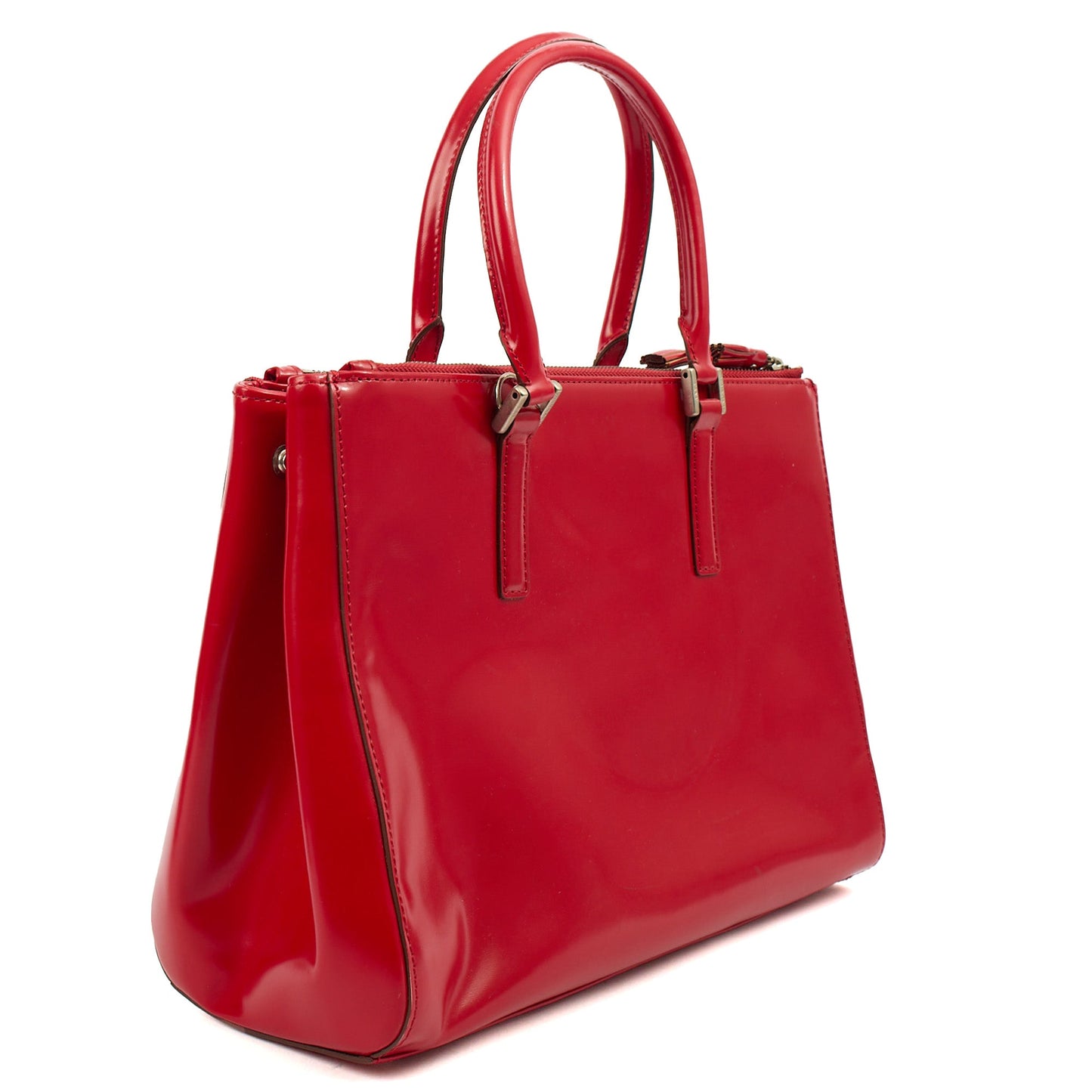 Anya Hindmarch Tote Ebury Tote in Red, Leather — Back View