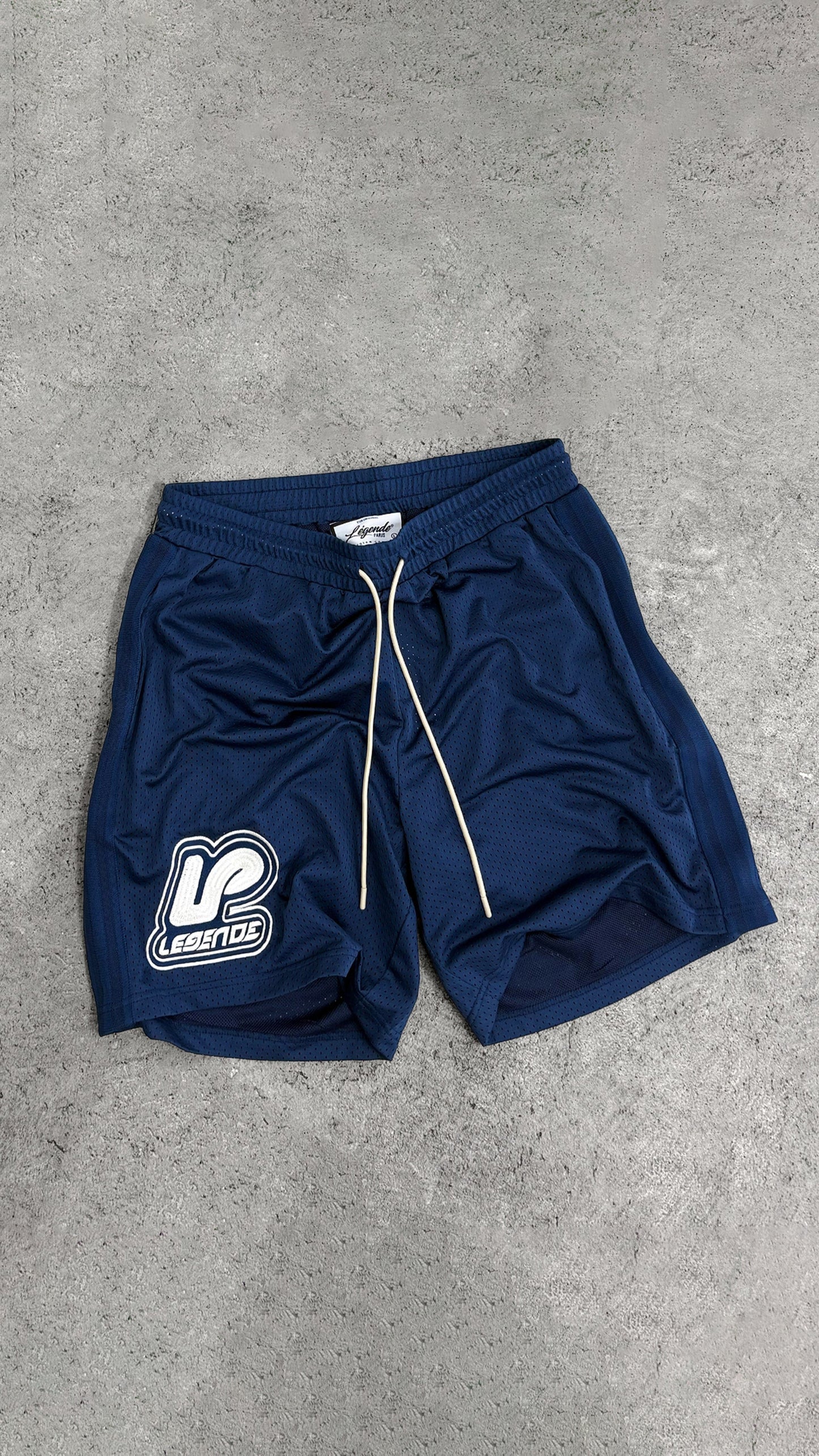 Legende Paris CORE MESH SHORT - BLUE — XS — Back View