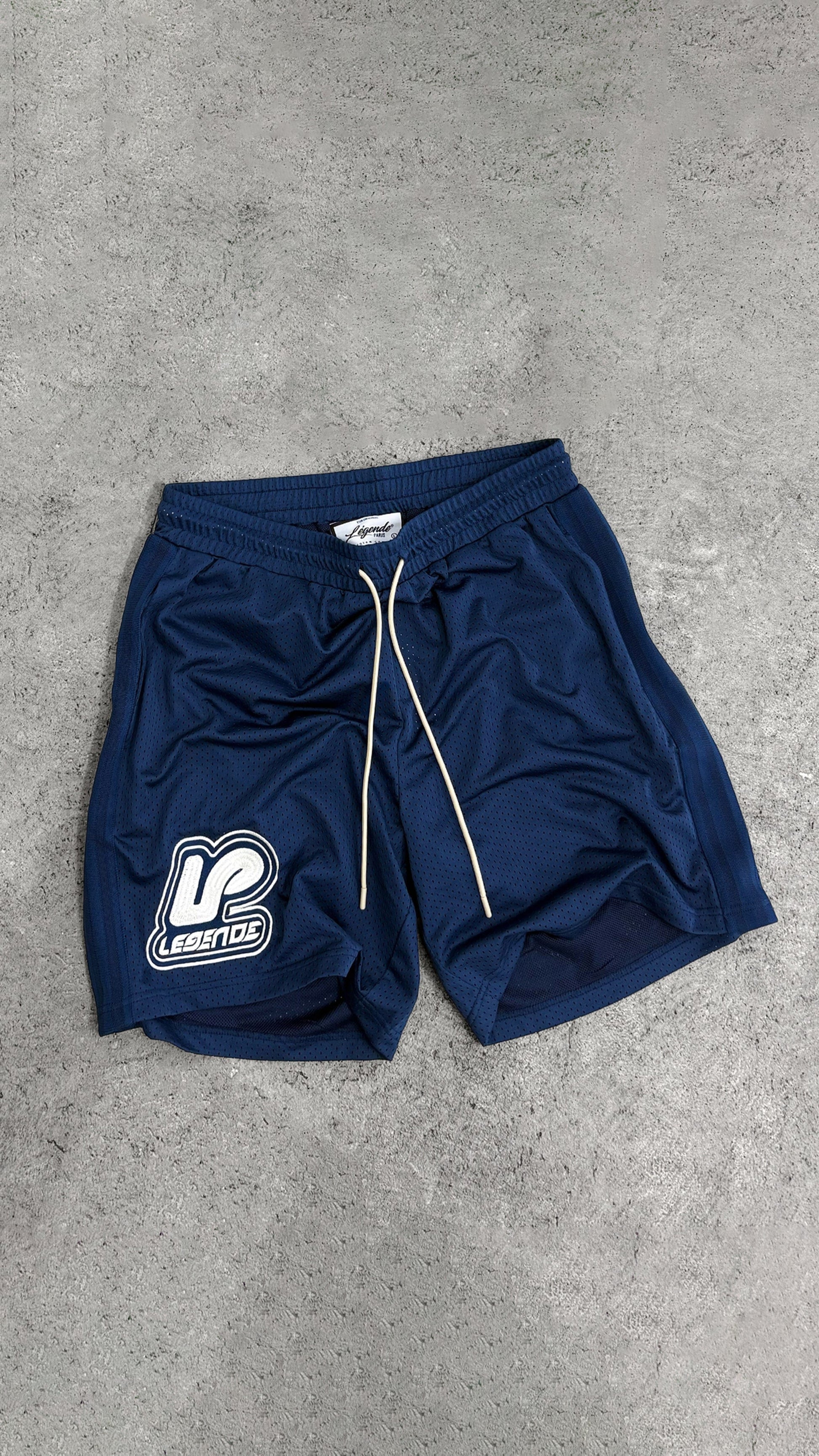 Legende Paris CORE MESH SHORT - BLUE — XS — Back View