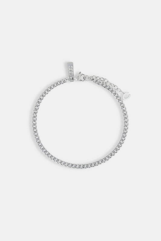 Cernucci Miami Cuban Bracelet - 3.5mm — 7" — Side View