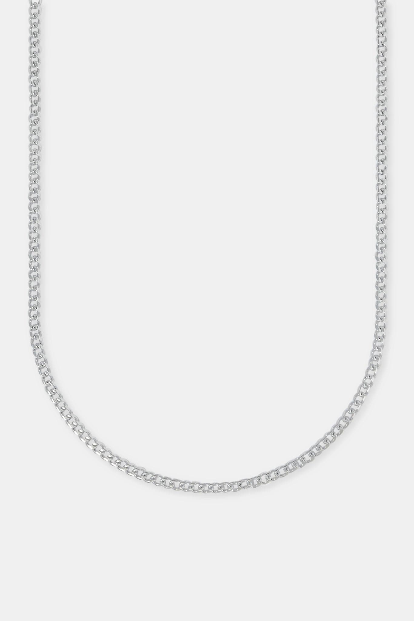 Cernucci Miami Cuban Chain - 3.5mm — 18" — Side View