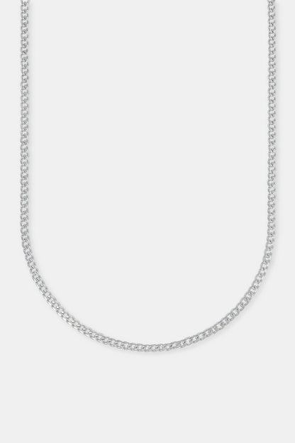 Cernucci Miami Cuban Chain - 3.5mm — 18" — Side View