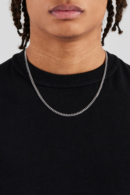 Cernucci Miami Cuban Chain - 3.5mm — 18" — Front View