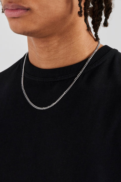 Cernucci Miami Cuban Chain - 3.5mm — 18" — Back View