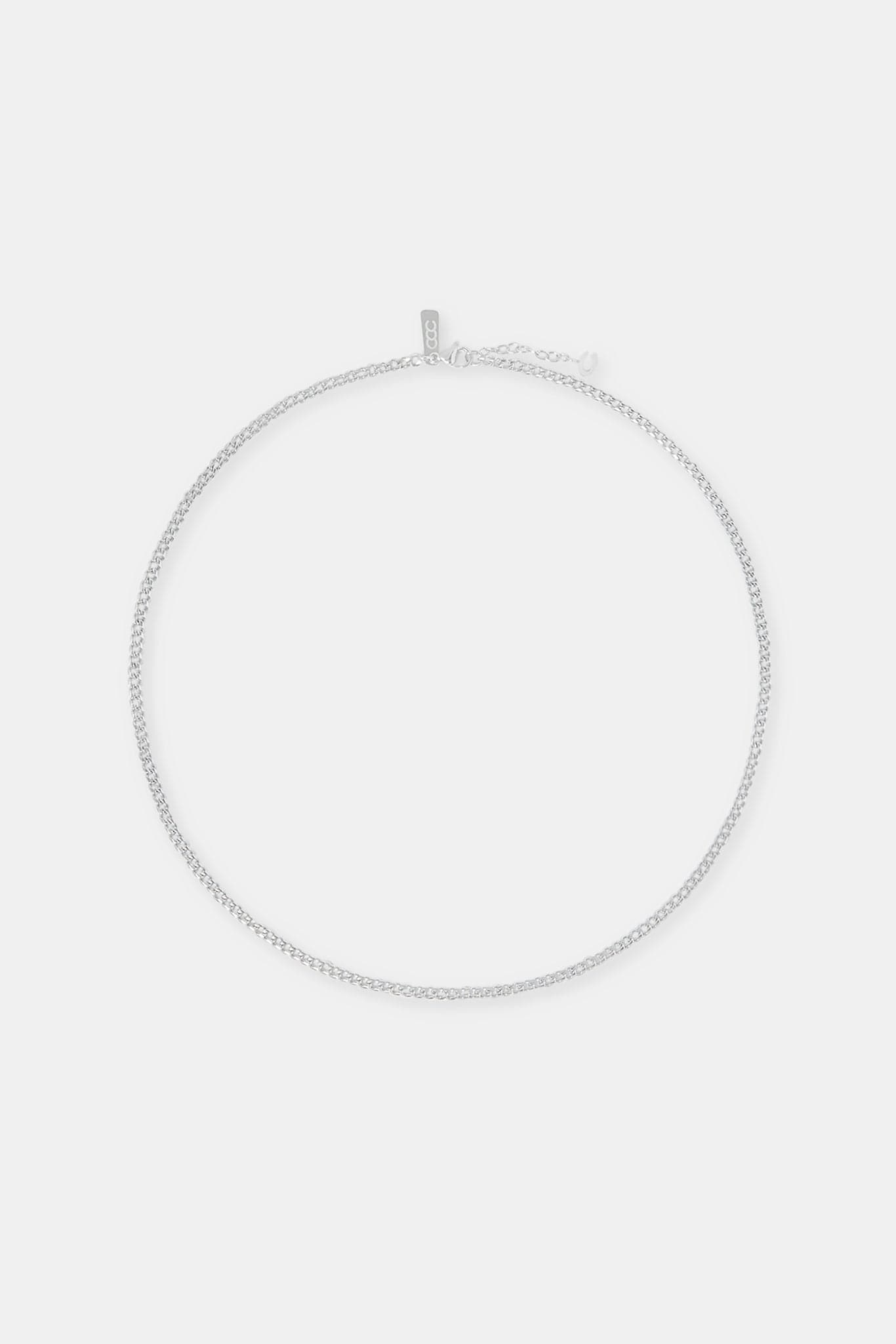 Cernucci Miami Cuban Chain - 3.5mm — 18" — Top View