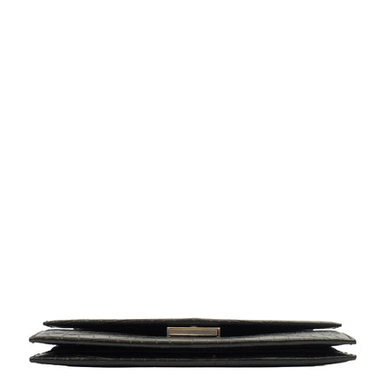 Saint Laurent Cross Body Crossbody in Black, Exotic Effect Leather — Alternate View 10
