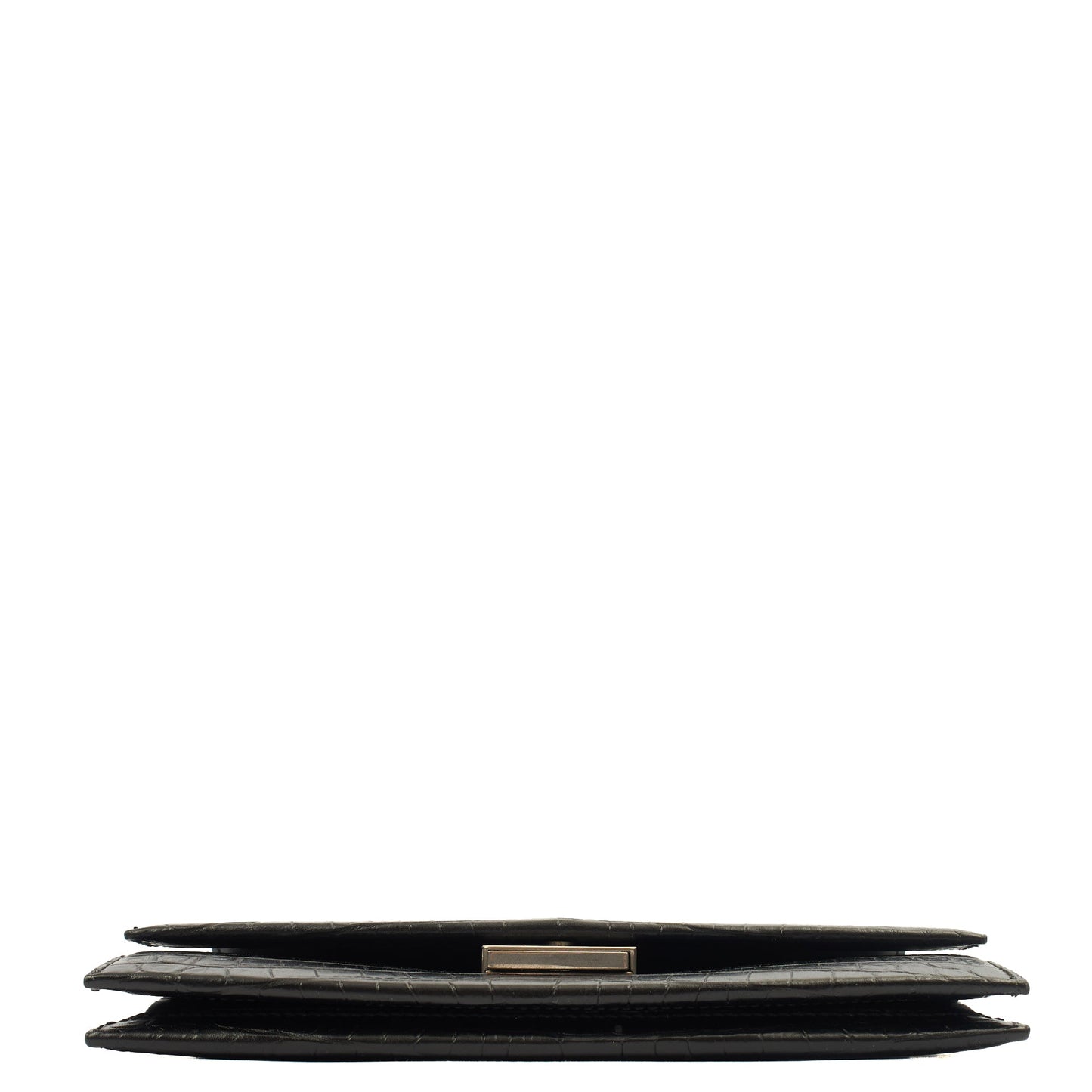 Saint Laurent Cross Body Crossbody in Black, Exotic Effect Leather — Alternate View 16