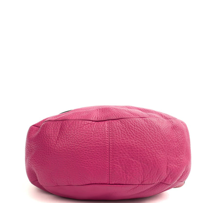Mulberry Satchel Effie Satchel in Pink, Calfskin Leather — Top View