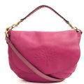 Mulberry Satchel Effie Satchel in Pink, Calfskin Leather — Front View