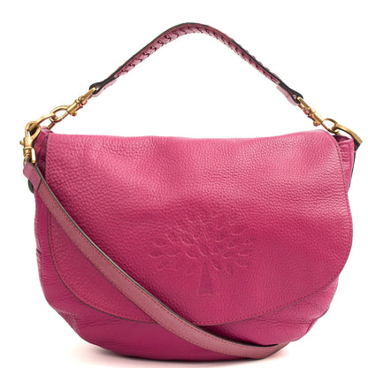 Mulberry Satchel Effie Satchel in Pink, Calfskin Leather — Front View