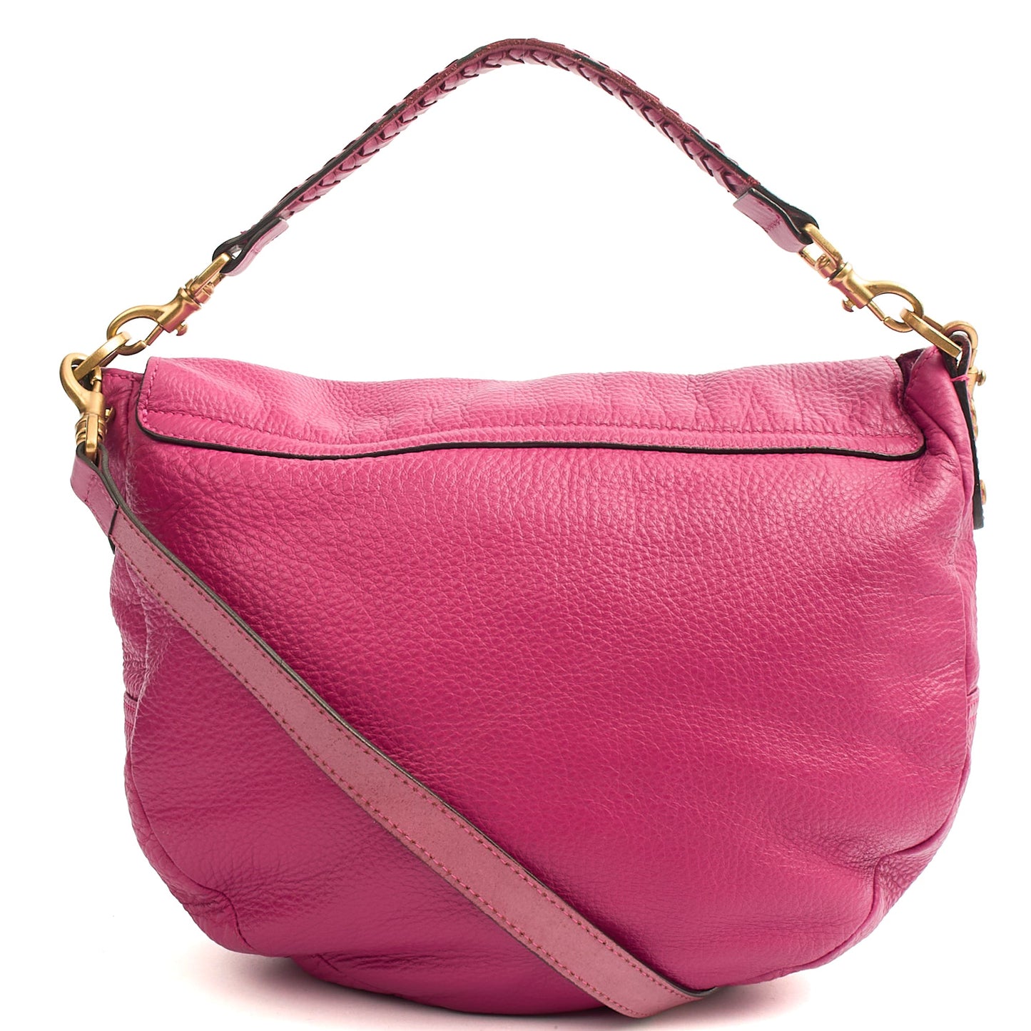Mulberry Satchel Effie Satchel in Pink, Calfskin Leather — Back View
