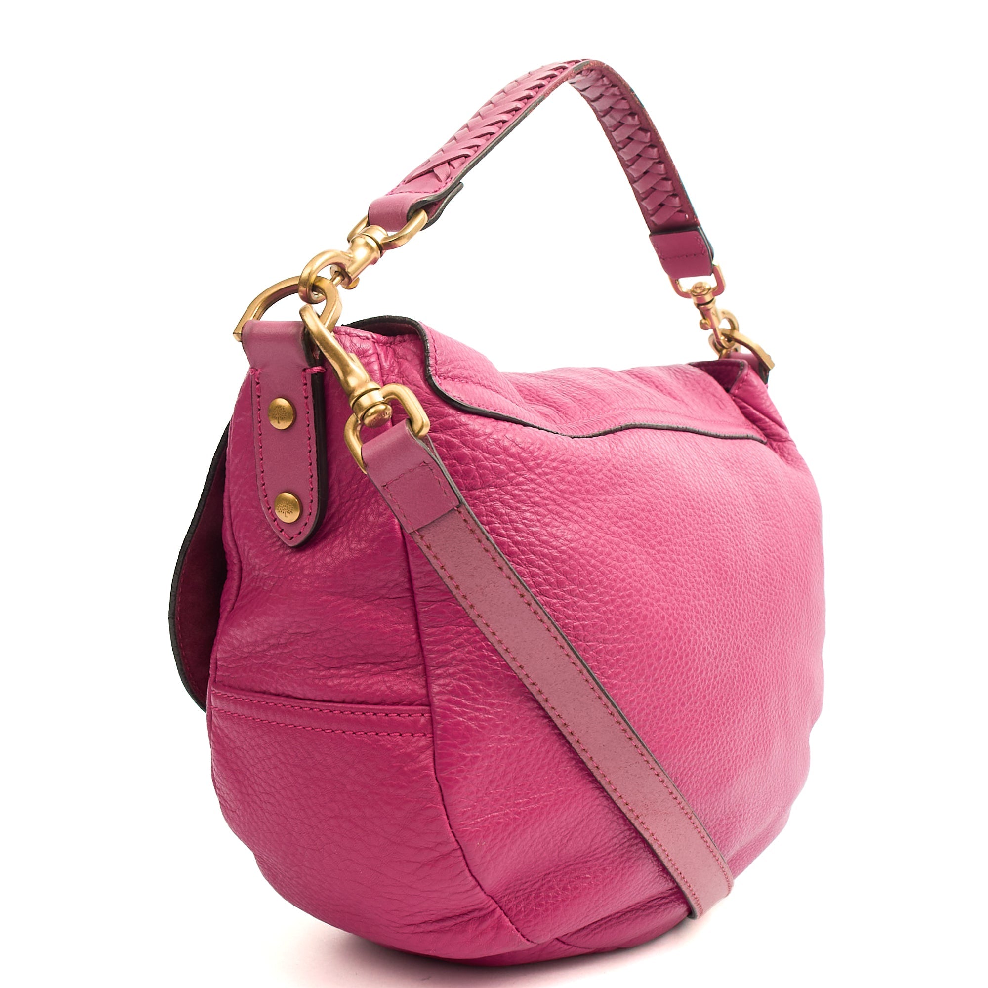 Mulberry Satchel Effie Satchel in Pink, Calfskin Leather — Alternate View 14