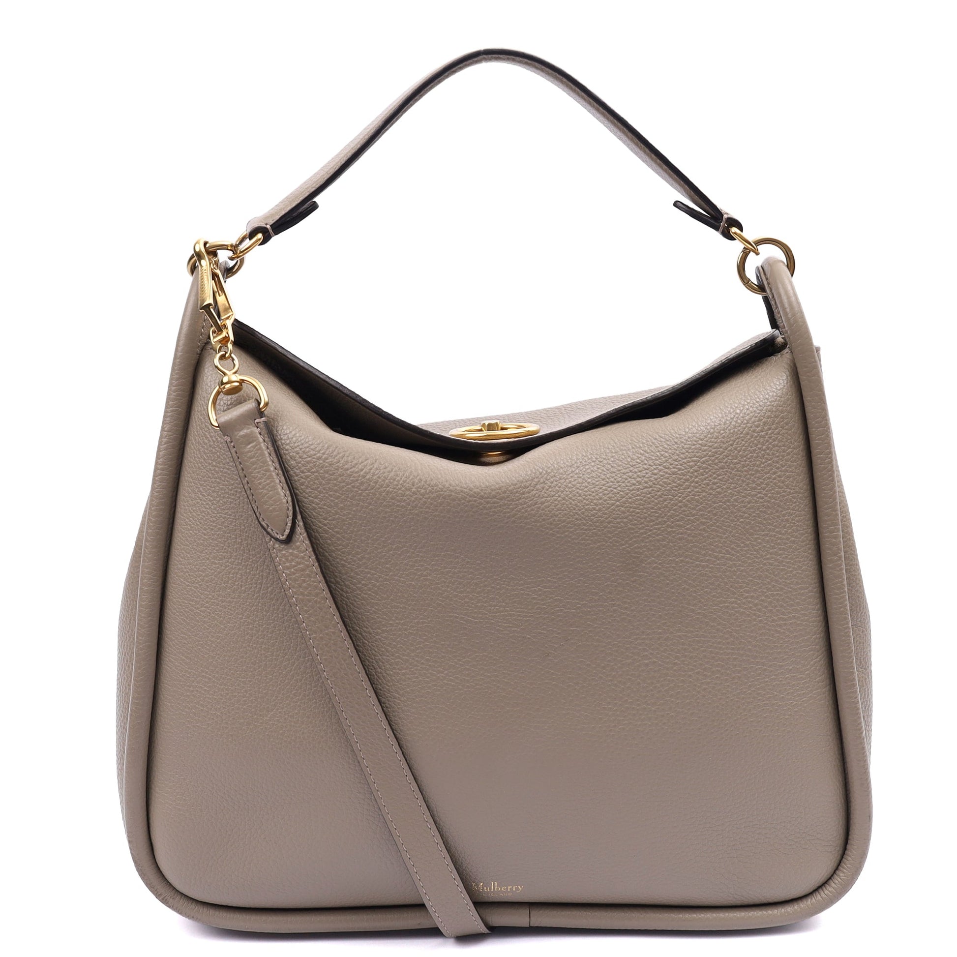 Mulberry Shoulder Bag Leighton in Grey, Leather — Alternate View 7